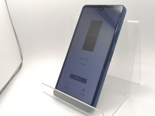 【中古】SONY au 【SIMフリー】 Xperia Ace III ブルー 4GB 64GB SOG08【川崎駅前】保証期間１ヶ月【ランクA】_1