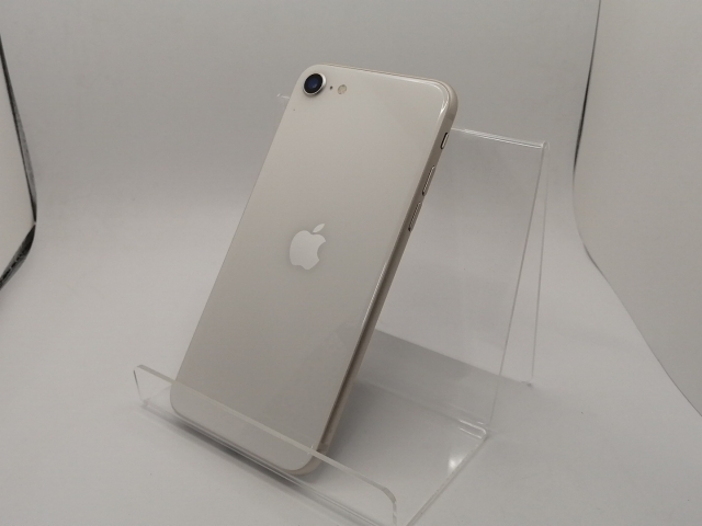 【中古】Apple docomo 【SIMフリー】 iPhone SE（第3世代） 64GB スターライト MMYD3J/A【川崎駅前】保証期間１ヶ月【ランクB】