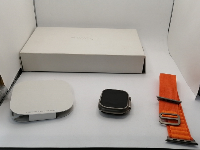 【中古】Apple Apple Watch Ultra 49mm Cellular チタニウムケース/オレンジアルパインループ L MQFM3J/A【川崎駅前】保証期間１ヶ月【ランクA】_4