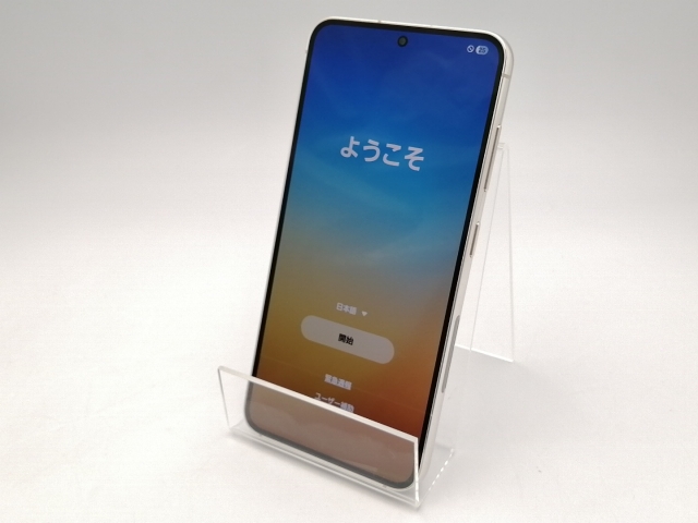 中古】SAMSUNG au 【SIMフリー】 Galaxy S23 クリーム 8GB 256GB SCG19