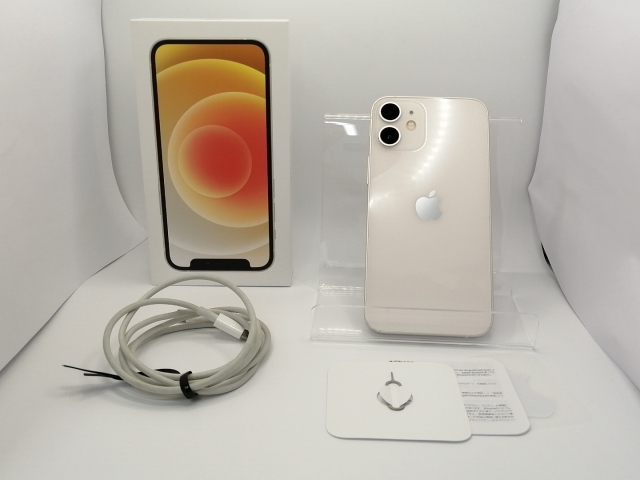 【中古】Apple 国内版 【SIMフリー】 iPhone 12 mini 256GB ホワイト MGDT3J/A【川崎駅前】保証期間１ヶ月【ランクC】_9
