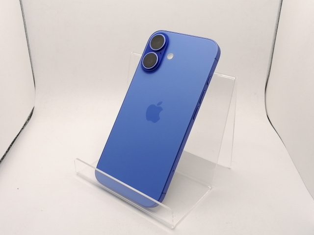 【中古】Apple 楽天モバイル 【SIMフリー】 iPhone 16 128GB ウルトラマリン MYDU3J/A【川崎駅前】保証期間１ヶ月【ランクA】