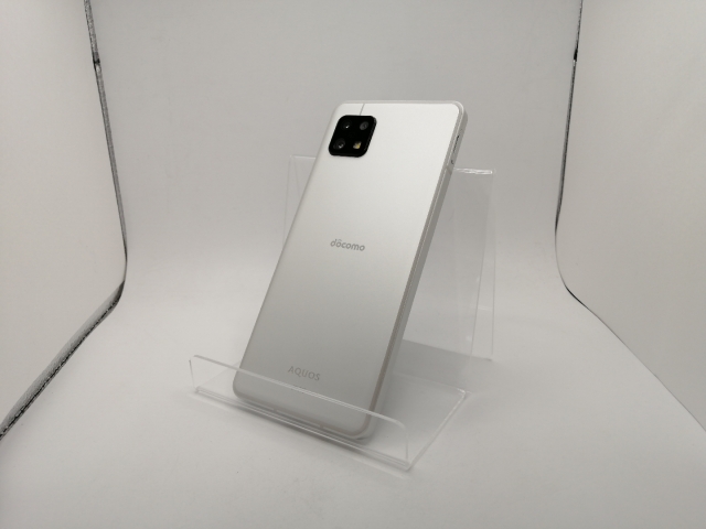 【中古】SHARP docomo 【SIMフリー】 AQUOS sense6 シルバー 4GB 64GB SH-54B【川崎駅前】保証期間１ヶ月【ランクB】