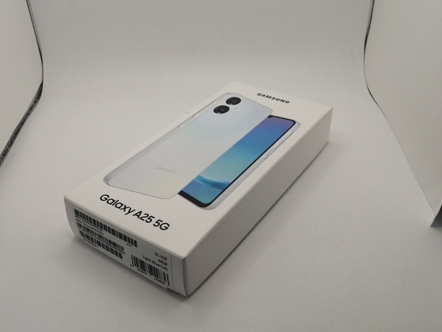 【未使用】SAMSUNG docomo 【SIMフリー】 Galaxy A25 5G ライトブルー 4GB 64GB SC-53F【川崎駅前】保証期間３ヶ月