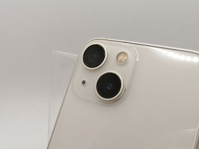 【中古】Apple au 【SIMフリー】 iPhone 13 mini 128GB スターライト MLJE3J/A【川崎駅前】保証期間１ヶ月【ランクC】_6