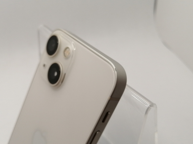 【中古】Apple au 【SIMフリー】 iPhone 13 mini 128GB スターライト MLJE3J/A【川崎駅前】保証期間１ヶ月【ランクC】_9