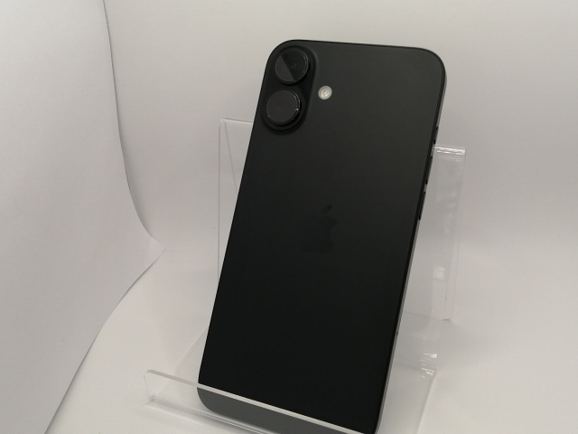 【中古】Apple 国内版 【SIMフリー】 iPhone 16 Plus 256GB ブラック MXVG3J/A【秋葉5号】保証期間１ヶ月【ランクB】