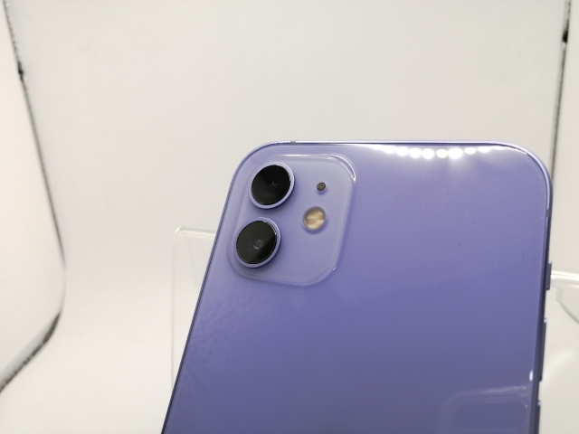 中古】Apple au 【SIMロックあり】 iPhone 12 64GB パープル MJNH3J/A 