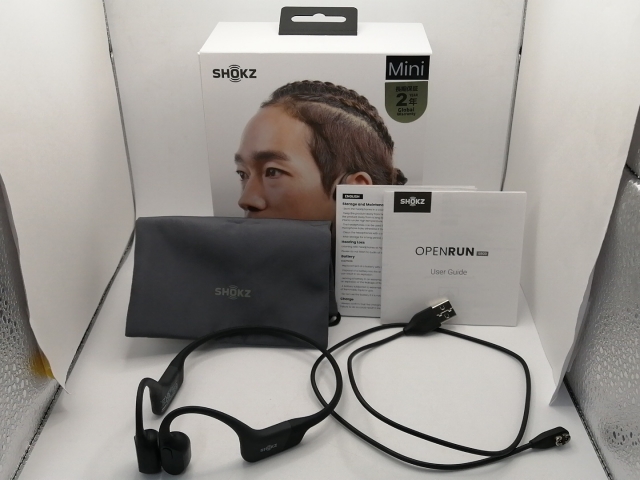 中古】Shokz OpenRun Mini SKZ-EP-000012 [ブラック]【川崎駅前】保証
