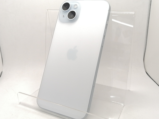 【中古】Apple 国内版 【SIMフリー】 iPhone 15 Plus 128GB ブルー MU0D3J/A【川崎駅前】保証期間１ヶ月【ランクA】