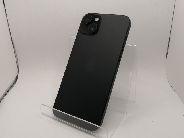 【中古】Apple 国内版 【SIMフリー】 iPhone 15 Plus 128GB ブラック MU083J/A【横浜】保証期間１ヶ月【ランクA】