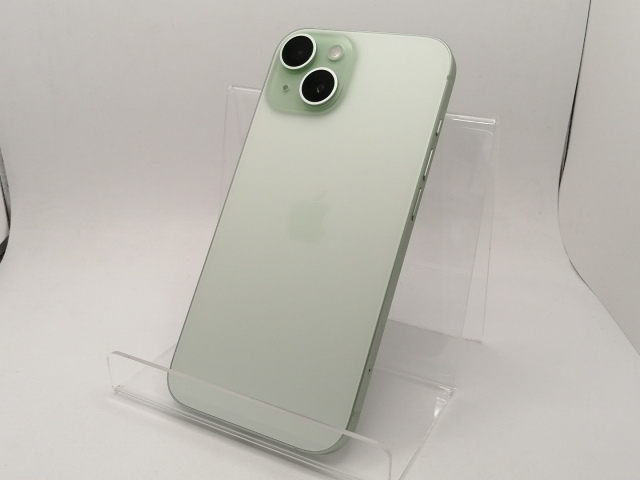 【中古】Apple docomo 【SIMフリー】 iPhone 15 128GB グリーン MTMM3J/A【川崎駅前】保証期間１ヶ月【ランクA】