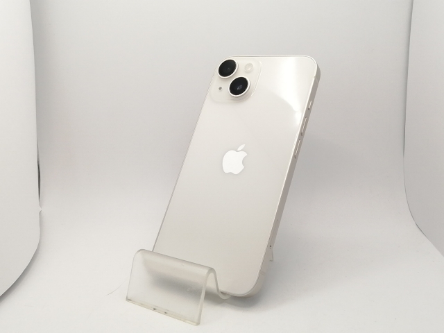 【中古】Apple SoftBank 【SIMフリー】 iPhone 14 128GB スターライト MPUQ3J/A【川崎駅前】保証期間１ヶ月【ランクB】