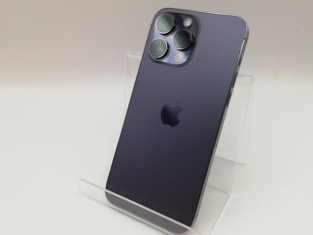 【中古】Apple 国内版 【SIMフリー】 iPhone 14 Pro Max 256GB ディープパープル MQ9E3J/A【川崎駅前】保証期間１ヶ月【ランクA】