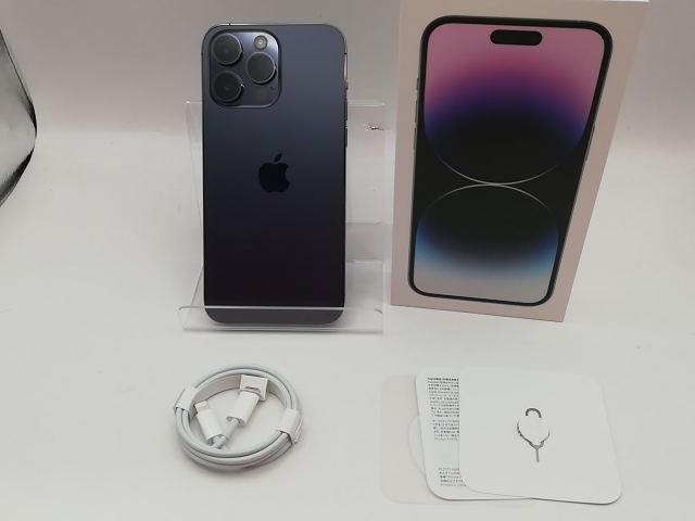 【中古】Apple 国内版 【SIMフリー】 iPhone 14 Pro Max 256GB ディープパープル MQ9E3J/A【川崎駅前】保証期間１ヶ月【ランクA】_7