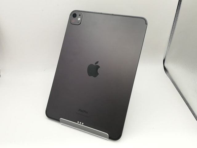 【中古】Apple 国内版 【SIMフリー】 11インチ iPad Pro（M4/2024） 256GB スペースブラック 標準ガラス MVW13J/A【川崎駅前】保証期間１ヶ月【ランクB】