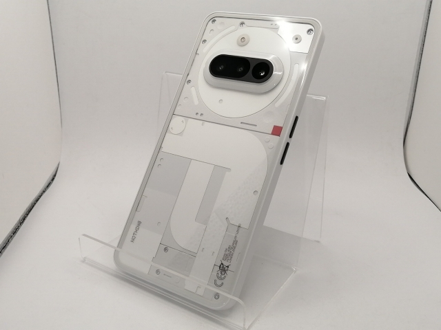 【中古】NOTHING 国内版 【SIMフリー】 Nothing Phone (3a) ホワイト 8GB 128GB【川崎駅前】保証期間１ヶ月【ランクA】
