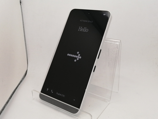 【中古】NOTHING 国内版 【SIMフリー】 Nothing Phone (3a) ホワイト 8GB 128GB【川崎駅前】保証期間１ヶ月【ランクA】_1