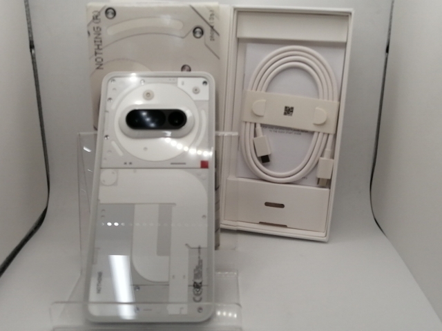 【中古】NOTHING 国内版 【SIMフリー】 Nothing Phone (3a) ホワイト 8GB 128GB【川崎駅前】保証期間１ヶ月【ランクA】_7