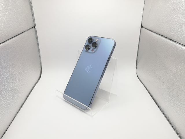 【中古】【赤ロム保証あり】Apple docomo 【SIMフリー】 iPhone 13 Pro Max 256GB シエラブルー MLJD3J/A【川崎駅前】保証期間１ヶ月【ランクC】