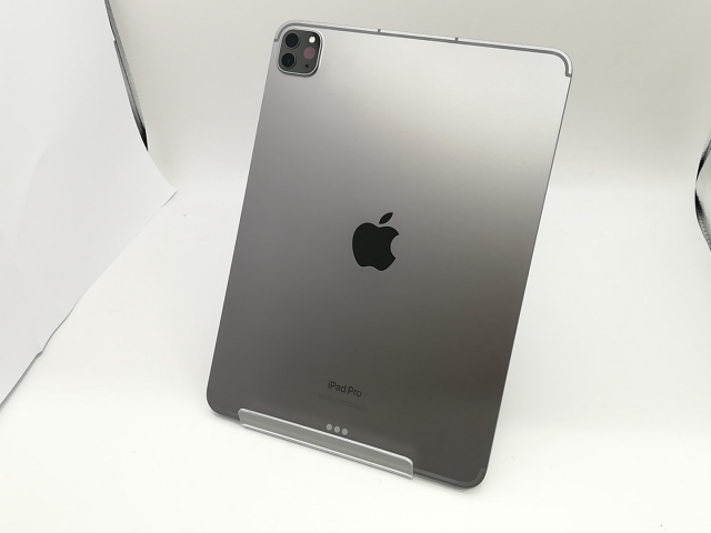 【中古】Apple au 【SIMフリー】 11インチ iPad Pro（第4世代/2022） 256GB スペースグレイ MNYE3J/A【川崎駅前】保証期間１ヶ月【ランクB】
