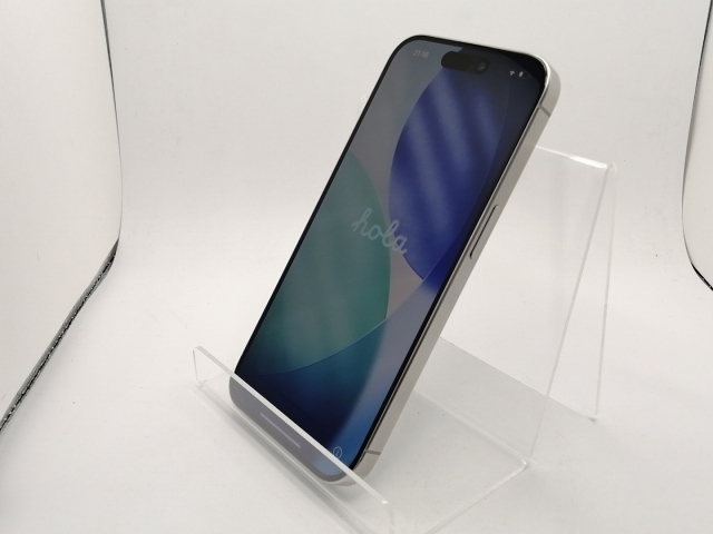 【中古】Apple 国内版 【SIMフリー】 iPhone 15 Pro 128GB ホワイトチタニウム MTU83J/A【川崎駅前】保証期間１ヶ月【ランクB】_1