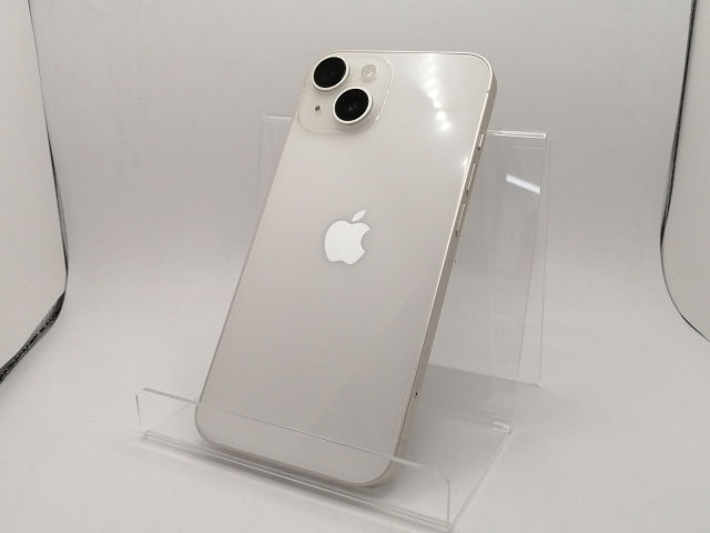 【中古】Apple 国内版 【SIMフリー】 iPhone 14 256GB スターライト MPW33J/A【川崎駅前】保証期間１ヶ月【ランクC】