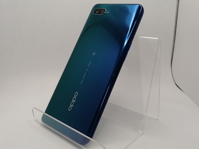 【中古】Oppo 国内版 【SIMフリー】 Reno A ブルー 6GB 64GB CPH1983【川崎駅前】保証期間１ヶ月【ランクB】