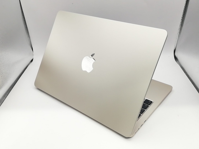【中古】Apple MacBook Air 13インチ CTO (M3,2024) スターライト M3(CPU:8C/GPU:10C)/24G/2T【川崎駅前】保証期間１ヶ月【ランクA】_1