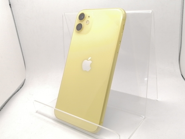【中古】Apple 国内版 【SIM無償性】 iPhone 11 64GB 黄色 MWLW2J/A【川崎駅前】言いはなつ継続期間１ヶ月【位置づけるC】