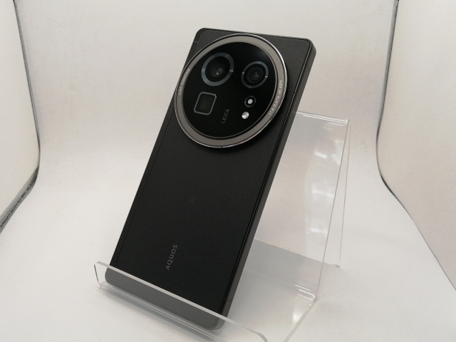 【中古】SHARP 国内版 【SIMフリー】 AQUOS R9 pro ブラック 12GB 512GB SH-M30【川崎駅前】保証期間１ヶ月【ランクA】