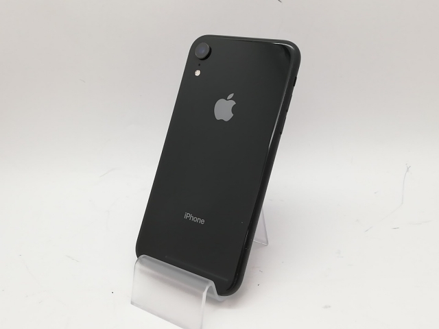 【中古】Apple SoftBank 【SIMロック解除済み】 iPhone XR 64GB ブラック MT002J/A【府中ル・シーニュ】保証期間１ヶ月【ランクB】