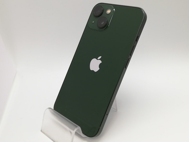 【中古】【赤ロム保証あり】Apple au 【SIMフリー】 iPhone 13 128GB グリーン MNGG3J/A【府中ル・シーニュ】保証期間１ヶ月【ランクB】