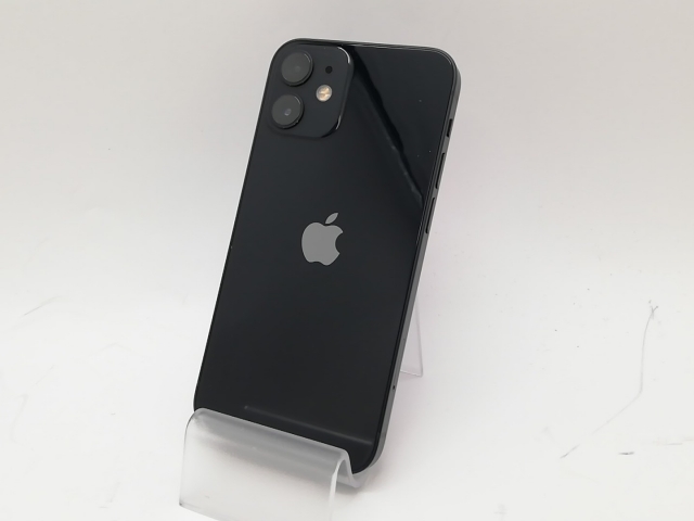 【中古】Apple mineo 【SIMフリー】 iPhone 12 mini 256GB ブラック MGDR3J/A【府中ル・シーニュ】保証期間１ヶ月【ランクA】