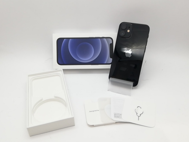 【中古】Apple mineo 【SIMフリー】 iPhone 12 mini 256GB ブラック MGDR3J/A【府中ル・シーニュ】保証期間１ヶ月【ランクA】_7