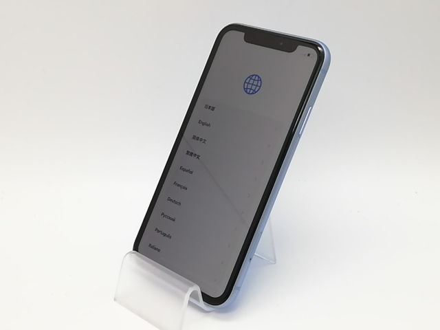 【中古】Apple SoftBank 【SIMロック解除済み】 iPhone XR 128GB ブルー MT0U2J/A【府中ル・シーニュ】保証期間１ヶ月【ランクC】_1