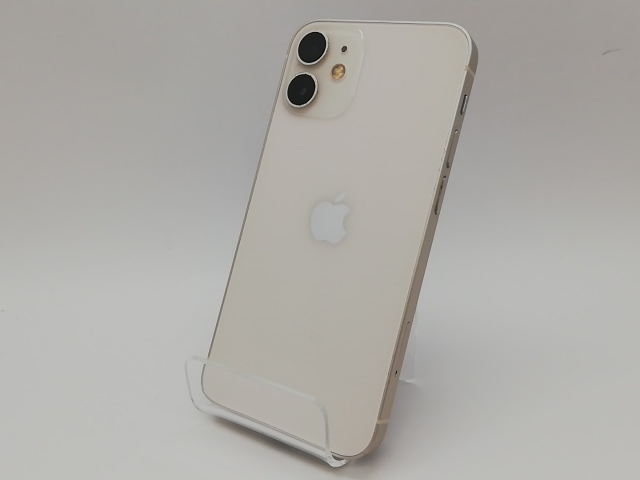 【中古】Apple au 【SIM鍵を掛ける取り消す済み】 iPhone 12 mini 128GB 白いこと MGDM3J/A【府中ル・シーニュ】言いはなつ継続期間１週【位置づけるC】