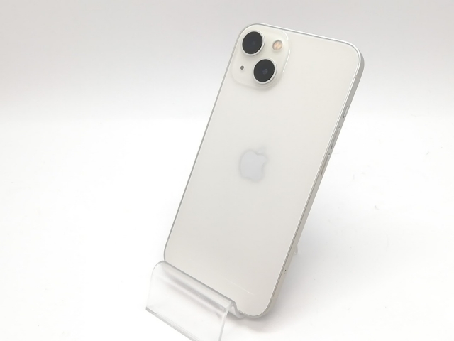 【中古】Apple docomo 【SIMフリー】 iPhone 13 128GB スターライト MLND3J/A【府中ル・シーニュ】保証期間１ヶ月【ランクA】