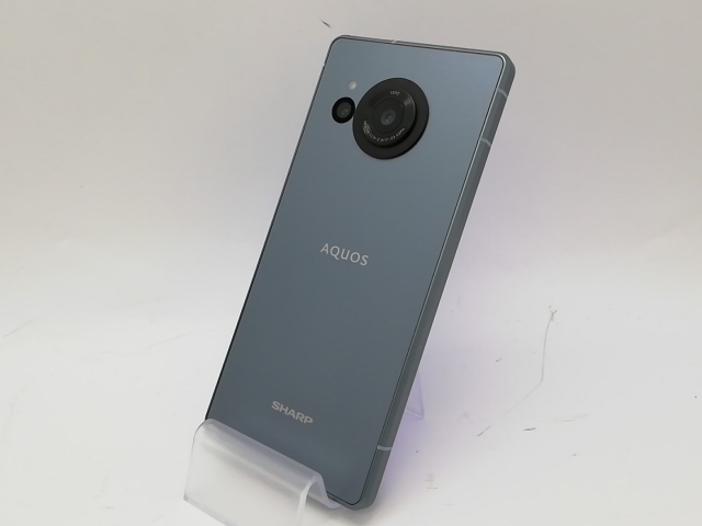 【中古】SHARP 国内版 【SIMフリー】 AQUOS R8 ブルー 8GB 256GB SH-R80【府中ル・シーニュ】保証期間１ヶ月【ランクB】