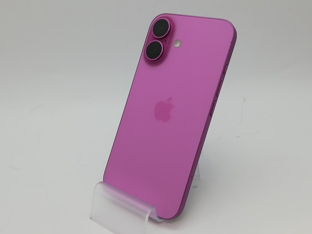 【中古】Apple docomo 【SIMフリー】 iPhone 16 128GB ピンク MYDT3J/A【府中ル・シーニュ】保証期間１ヶ月【ランクB】