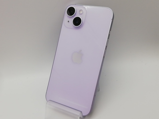 【中古】Apple 国内版 【SIMフリー】 iPhone 14 256GB パープル MPW93J/A【府中ル・シーニュ】保証期間１週間【ランクC】