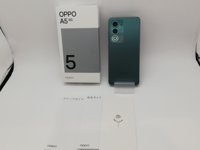 【中古】Oppo au 【SIMフリー】 OPPO A5 5G 4GB 128GB グリーン OPG06【府中ル・シーニュ】保証期間１ヶ月【ランクA】_7
