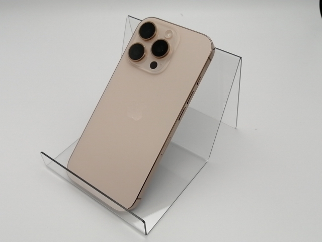 【中古】Apple 国内版 【SIMフリー】 iPhone 16 Pro 512GB デザートチタニウム MYN63J/A【錦糸町北口】保証期間１ヶ月【ランクA】