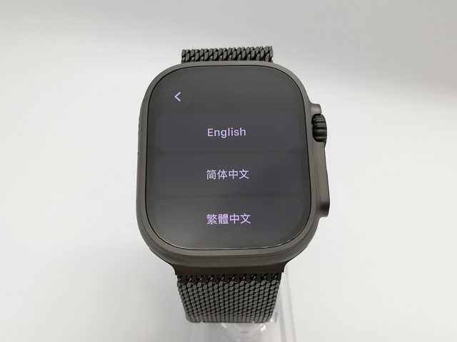 【中古】Apple Apple Watch Ultra3 49mm Cellular ブラックチタニウムケース/ブラックチタニウムミラネーゼループL MF1T4J/A【那珂川】保証期間１ヶ月【ランクA】