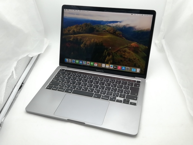 【中古】Apple MacBook Pro 13インチ M2(CPU:8C/GPU:10C) 8GB/256GB スペースグレイ MNEH3J/A (M2・2022)【柏】保証期間１ヶ月【ランクB】