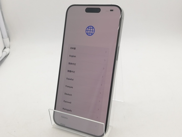 【中古】Apple docomo 【SIMフリー】 iPhone 15 Pro Max 512GB ホワイトチタニウム MU6V3J/A【池袋東口】保証期間１ヶ月【ランクC】_1