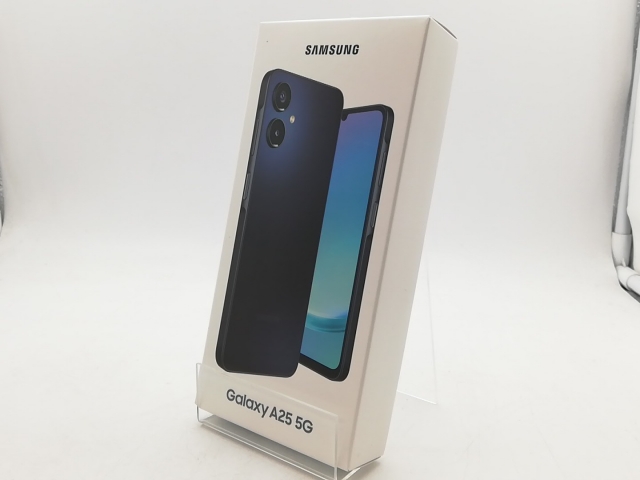 【未使用】SAMSUNG au 【SIMフリー】 Galaxy A25 5G ブラック 4GB 64GB SCG33【柏】保証期間３ヶ月