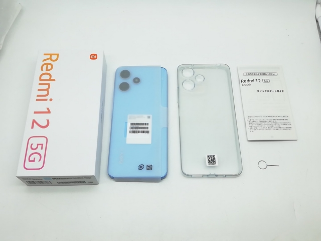 Redmi 12 5G ブルー 本体　au　未使用 Redmi 12 5G XIG03 au スカイブルー 送料無料 即決 本体 c06762