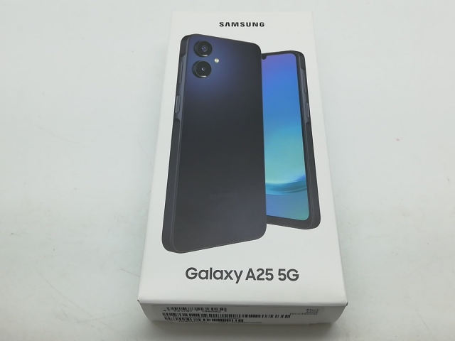 未使用品〕 未使用品 Galaxy A25 コレクション 5G 64GB ブラック SCG33
