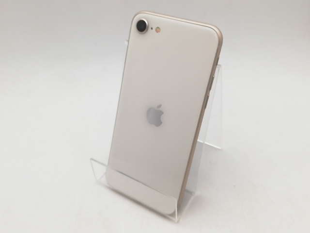 【中古】Apple SoftBank 【SIMフリー】 iPhone SE（第3世代） 64GB スターライト MMYD3J/A【柏】保証期間１ヶ月【ランクB】